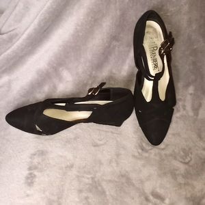 Vintage 80's PREMIERE COLLECTION T-Strap Cocktail Shoes